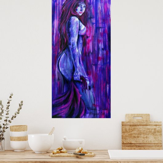 紫の霞 ポスター (キッチン)