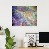 紫の霞 ポスター (ホームオフィス)