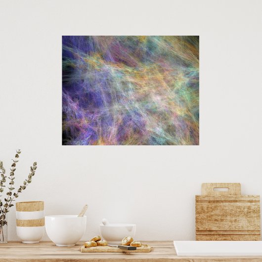 紫の霞 ポスター (キッチン)