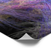 紫の霞 ポスター (角)