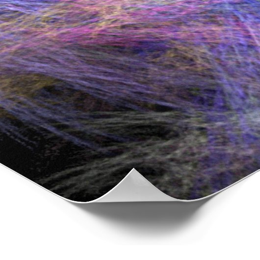 紫の霞 ポスター (角)