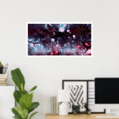 紫の霞 ポスター (ホームオフィス)