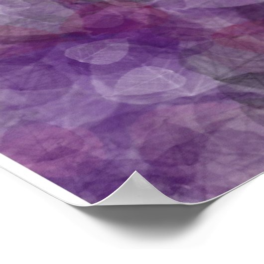 紫の霞 ポスター (角)