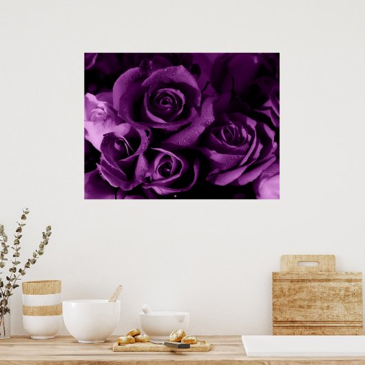 紫の霞 ポスター (キッチン)