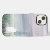 紫の霞 iPhoneケース (裏面横)