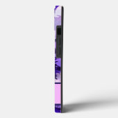 紫の青と抽象芸術のクールシェイプデザイン Case-Mate iPhoneケース (裏面 / 左)