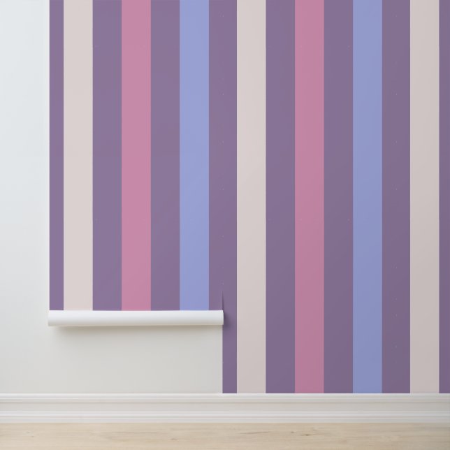 紫の青のピンク色のストライプアクセント 壁紙 (アプリケーション)