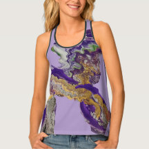 紫の青の緑と黄色の抽象デザイン