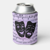 紫の音楽とシアターマスク 缶クーラー (缶裏面)