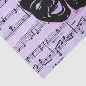 紫の音楽とシアターマスク 薄葉紙 (詳細)