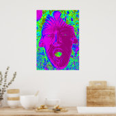 紫の顔口 ポスター (キッチン)