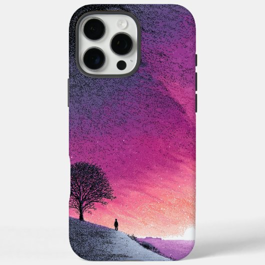 紫の風景 Case-Mate iPhoneケース (裏面)