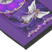 紫の魂 ショートテーブルランナー (コーナー)