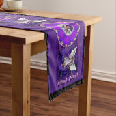 紫の魂 ショートテーブルランナー (インサイチュ)