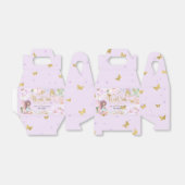 紫の魅惑の庭の妖精、蝶の誕生日 フェイバーボックス (折り畳みなし)