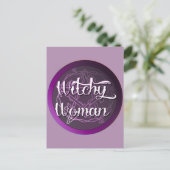 紫の魔女 ポストカード (スタンド正面)