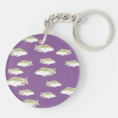 紫の魚 キーホルダー (裏面)