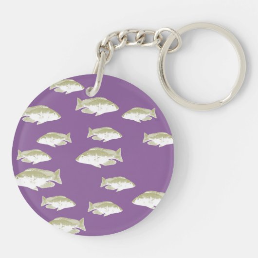 紫の魚 キーホルダー (裏面)