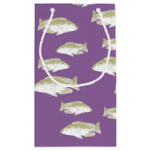 紫の魚 スモールペーパーバッグ (裏面)