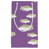 紫の魚 スモールペーパーバッグ (正面)