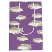 紫の魚 ミディアムペーパーバッグ (裏面)