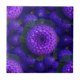 紫の鮮やか斑点のある自然タイル タイル