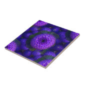 紫の鮮やか斑点のある自然タイル タイル (側面)