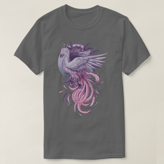 紫の鳳凰 Tシャツ (デザイン正面)
