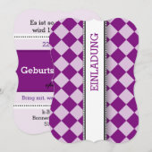 紫の黒と白 (正面/裏面)