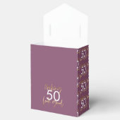 紫の黒と金ゴールドシンプルエレガント フェイバーボックス (オープン)