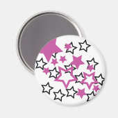 紫の黒星 マグネット (正面/裏面)