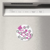 紫の黒星 マグネット (インサイチュ (食洗機))