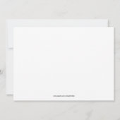 紫の40歳の誕生日招待状 招待状 (裏面)