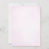 紫の90歳の誕生日招待状、90歳のパーティーカード 招待状 (裏面)