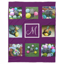 紫のInstagram写真カスタムコラージモノグラム