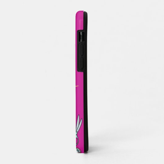 紫のiPhoneケースを縫う Case-Mate iPhoneケース (裏面/左)