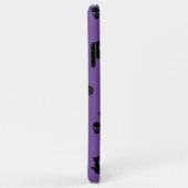 紫のiPhoneケースハロウィーンパターンBlk Case-Mate iPhoneケース (裏面/右)