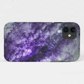 紫のiPhone 5ケースの星雲 Case-Mate iPhoneケース (裏面(横))