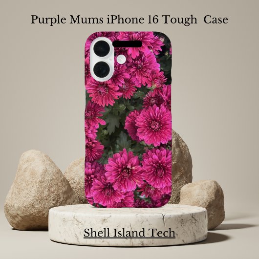 紫のMums iPhone 16ケース Case-Mate iPhoneケース