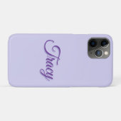 紫のTracyという女の子の名前, Case-Mate iPhoneケース (裏面(横))