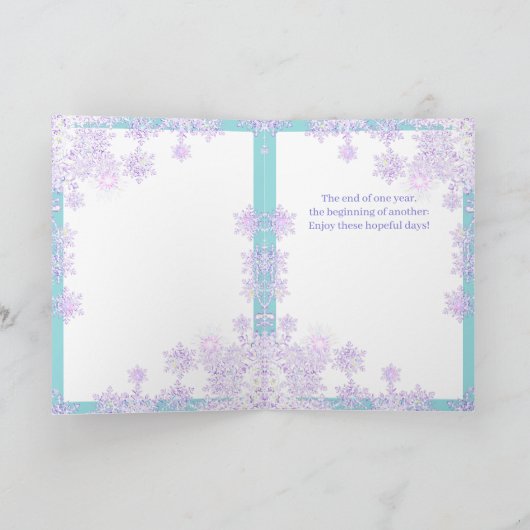 紫のw1挨拶 カード (内部)