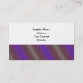 紫はっきりしたとグレーの対角ストライプ 名刺 (裏面)