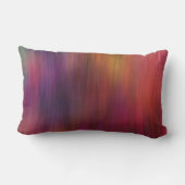 紫はっきりした紫とマゼンタのアクセント芸術的デザイン ランバークッション (裏面)