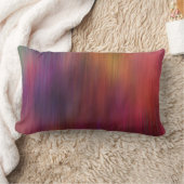 紫はっきりした紫とマゼンタのアクセント芸術的デザイン ランバークッション (ブランケット)