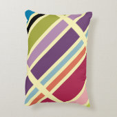 紫はっきりした青とオレンジ アクセントクッション (裏面(縦))