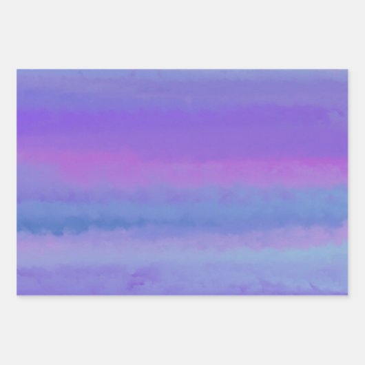 紫は私の色お気に入りのギフト包装紙 ラッピングペーパーシート (正面)