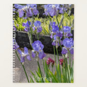 紫ひげアイリスフローラ プランナー手帳 (正面)