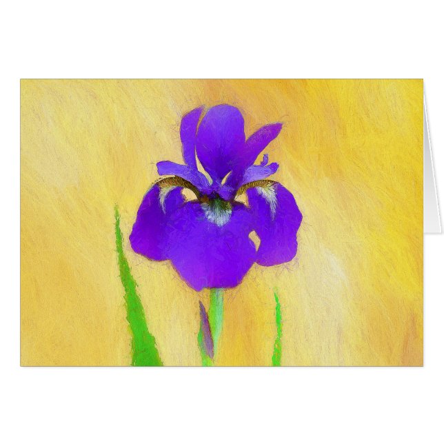 紫ひげ絵画ひげ虹彩の – かわいいオリジナル犬A (正面横)