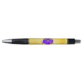 紫ひげ絵画ひげ虹彩の – かわいいオリジナル犬A ボールペン (正面)