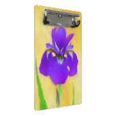 紫ひげ絵画ひげ虹彩の – かわいいオリジナル犬A ミニクリップボード (アングル)